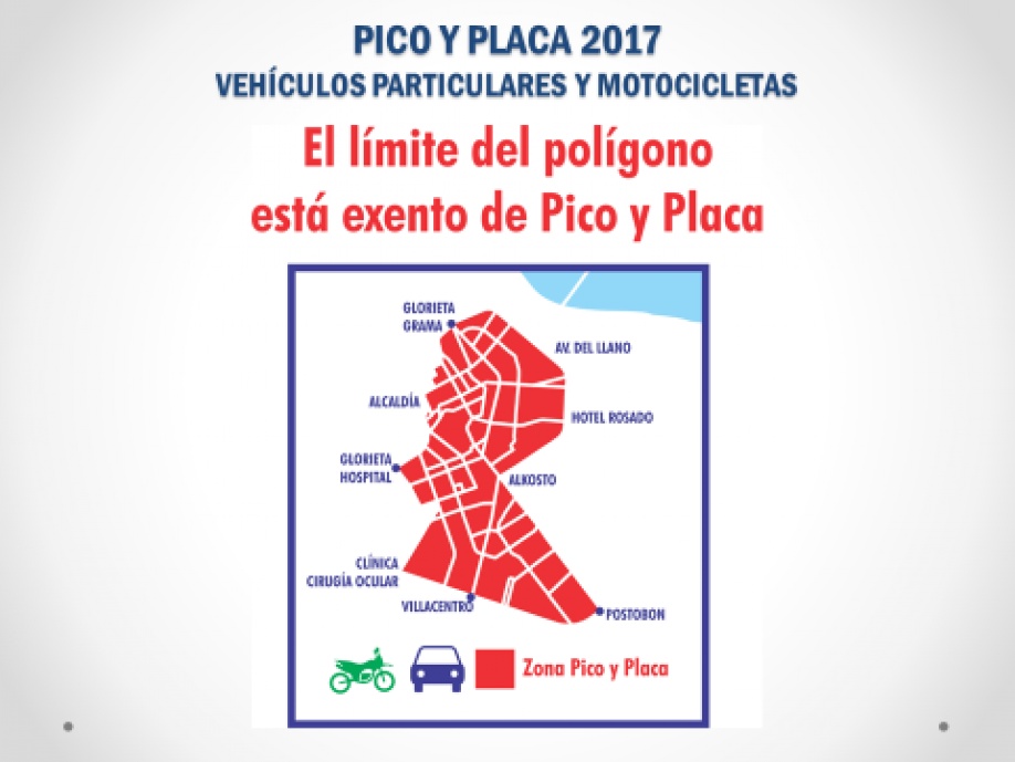 Perímetro de tránsito para ‘Pico y Placa’ en Villavicencio 1