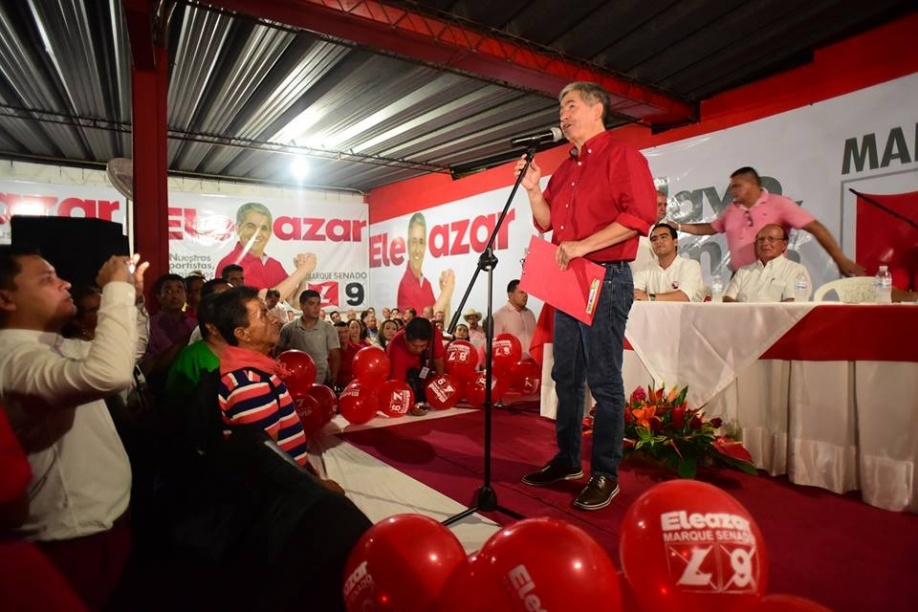 Eleazar Durán lanzó su candidatura al Senado, dijo que trabajará por consolidar el proceso de paz. 1