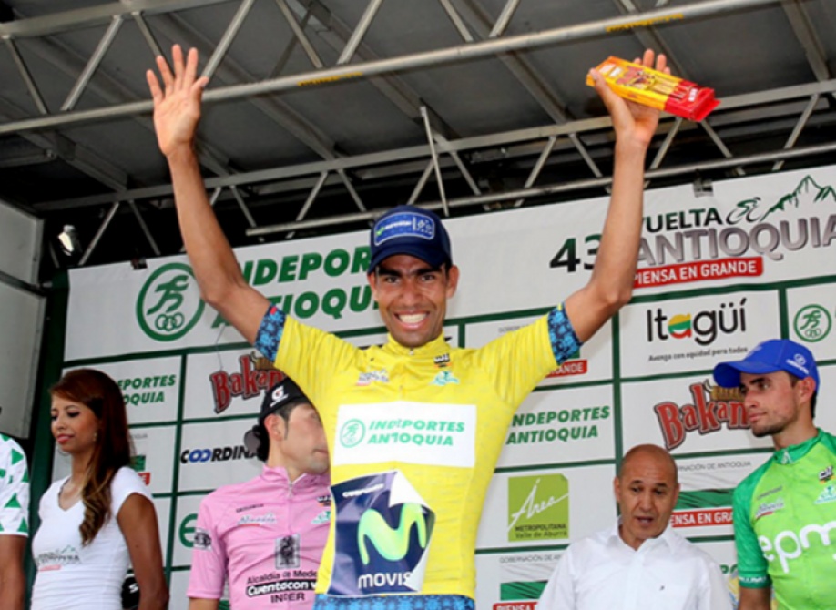 El llanero, Omar Mendoza, ganó la Vuelta a Antioquia 1