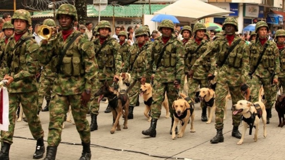 Con desfile militar y revista aérea se conmemoró en Villavicencio el 20 de julio 1