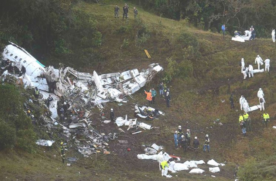 Falta de combustible: causa de accidente del avión de Chapecoense 1
