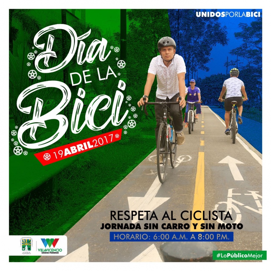 Este Miércoles se realizará el día sin carro y sin moto en Villavicencio 1