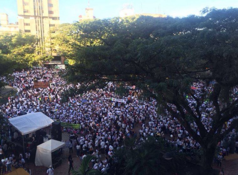 Multitudinaria marcha contra “ideología de género” en Villavicencio 1