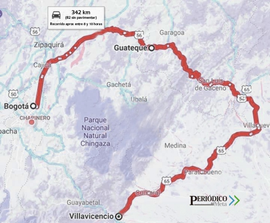 Consulte las rutas alternas para viajar a la ciudad de Bogotá 1