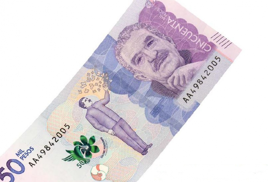 Empezó a circular el billete de $50.000, con la imagen de Gabo 1