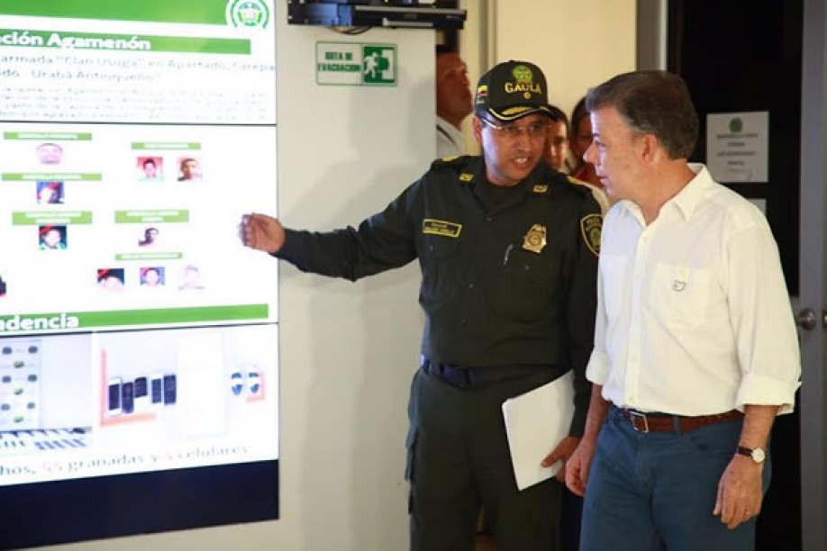 Santos inauguró en Villavicencio moderno Centro de Mando y Control 1