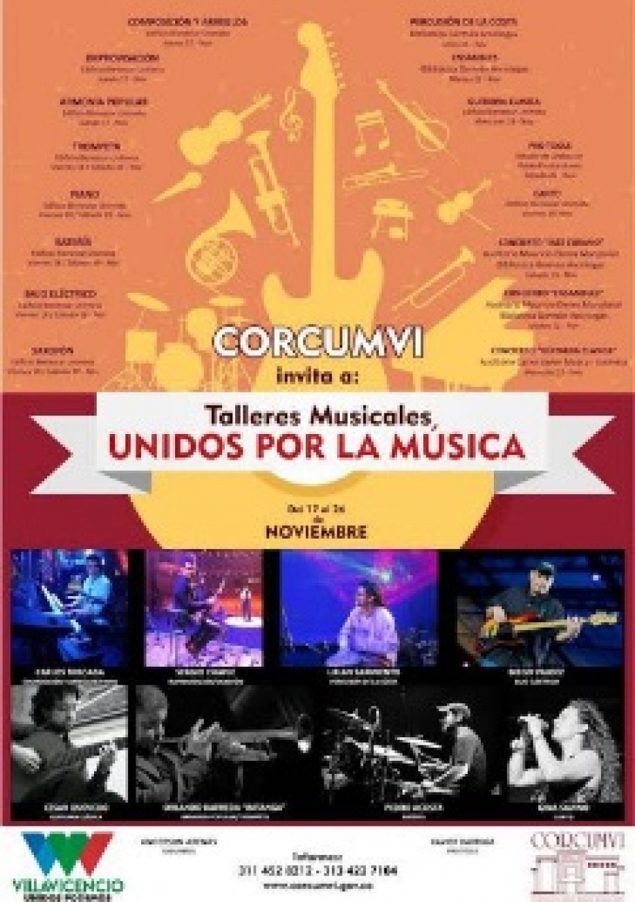 Inició convocatoria para talleres musicales en Villavicencio 1