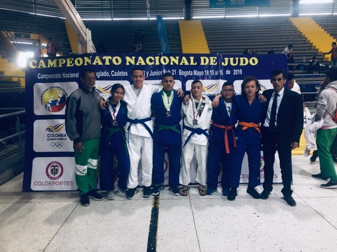 Con cinco medallas regresó la Liga de Judo del Meta del campeonato nacional federado 1