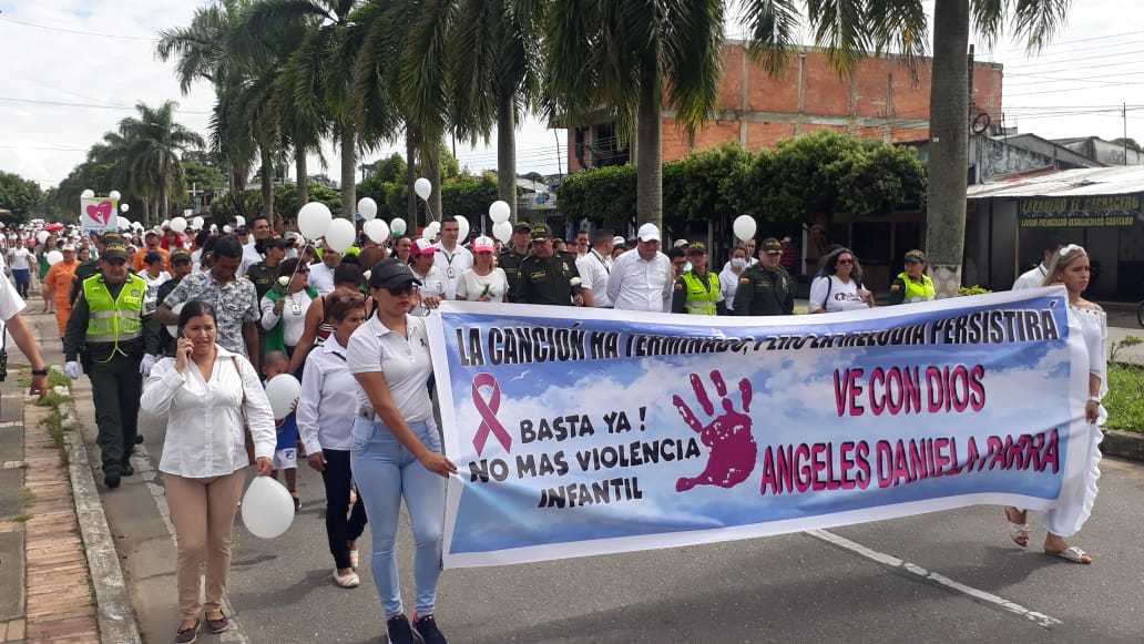 En el Meta se llevó a cabo la marcha contra el abuso sexual en niños, niñas y adolescentes. 1