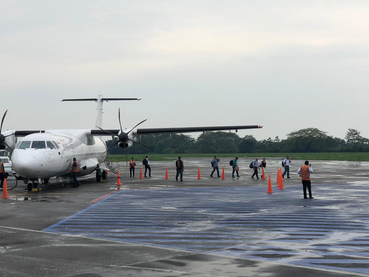 Llegó primer vuelo de trayecto Bucaramanga-Villavicencio 1