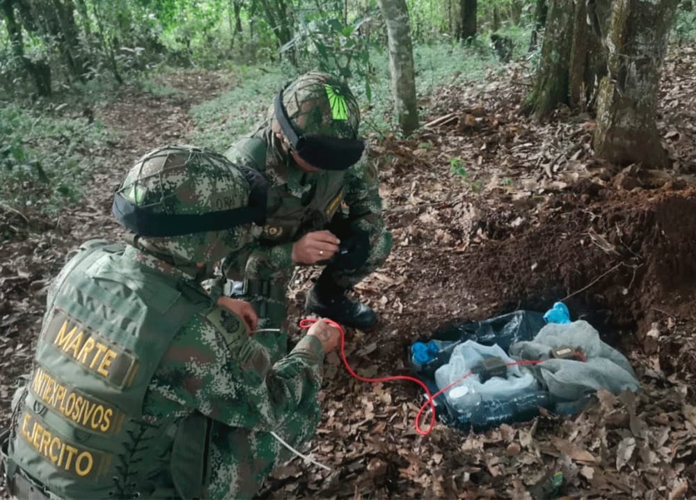 Ejército Nacional en el Guaviare halló 40 minas antipersona 1