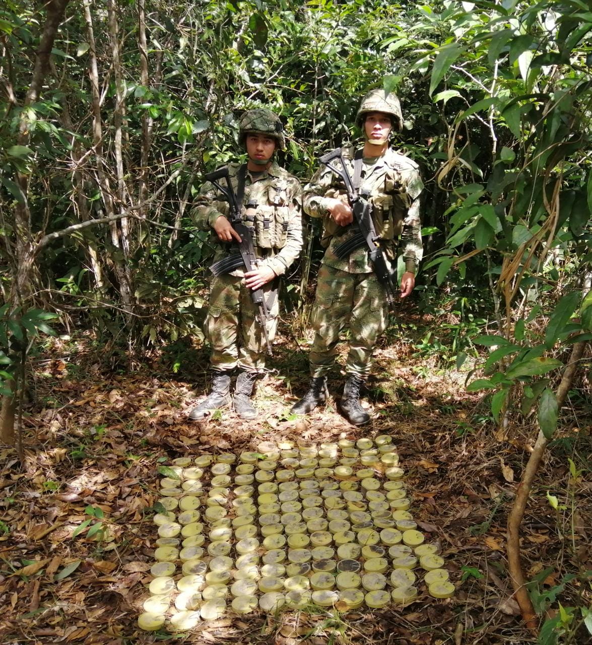 150 minas antipersonal halló el Ejército en zona rural de Mesetas 1