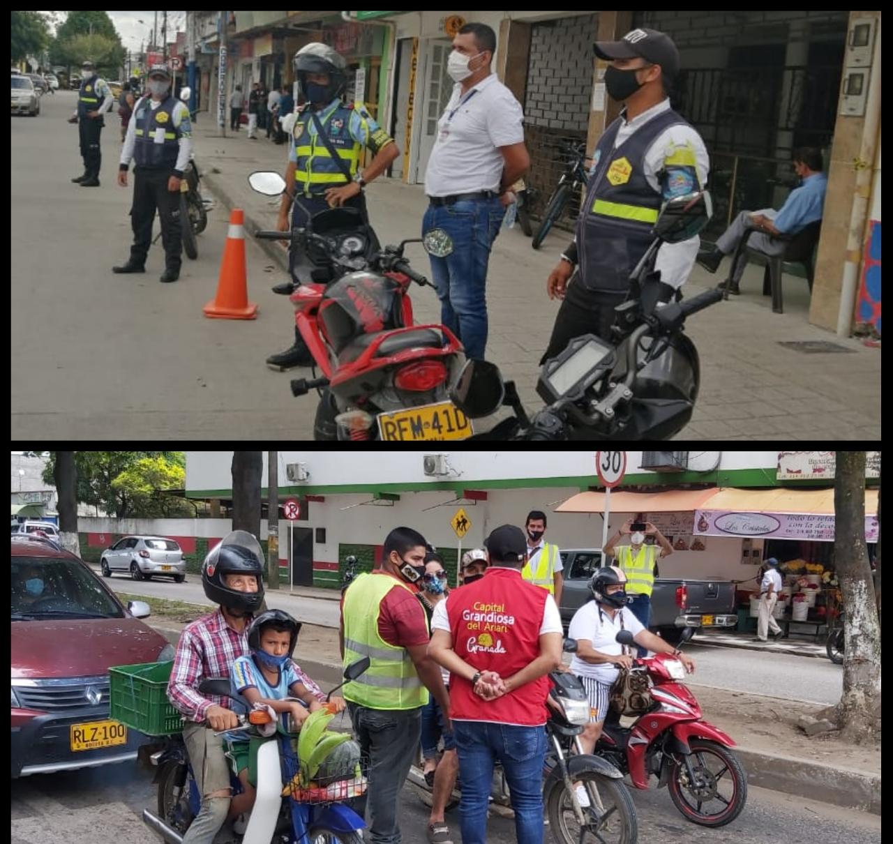 Motociclistas en Granada, principales infractores de tránsito 1