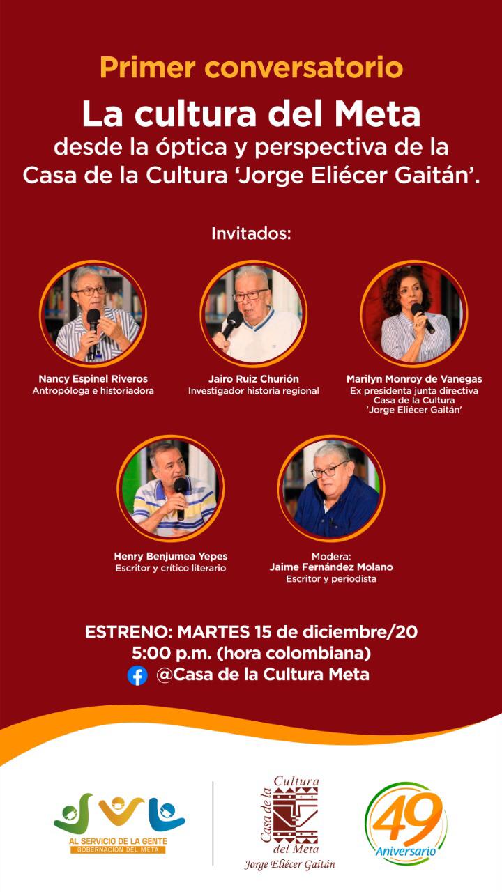 Primer conversatorio organizado por las Casa de la Cultura ‘Jorge Eliécer Gaitán’ 1