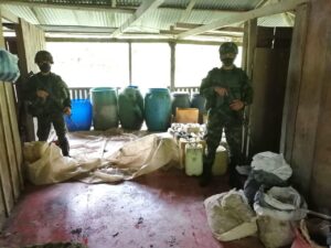Destruyen laboratorios de cocaína en Puerto Gaitán y Mapiripán 2