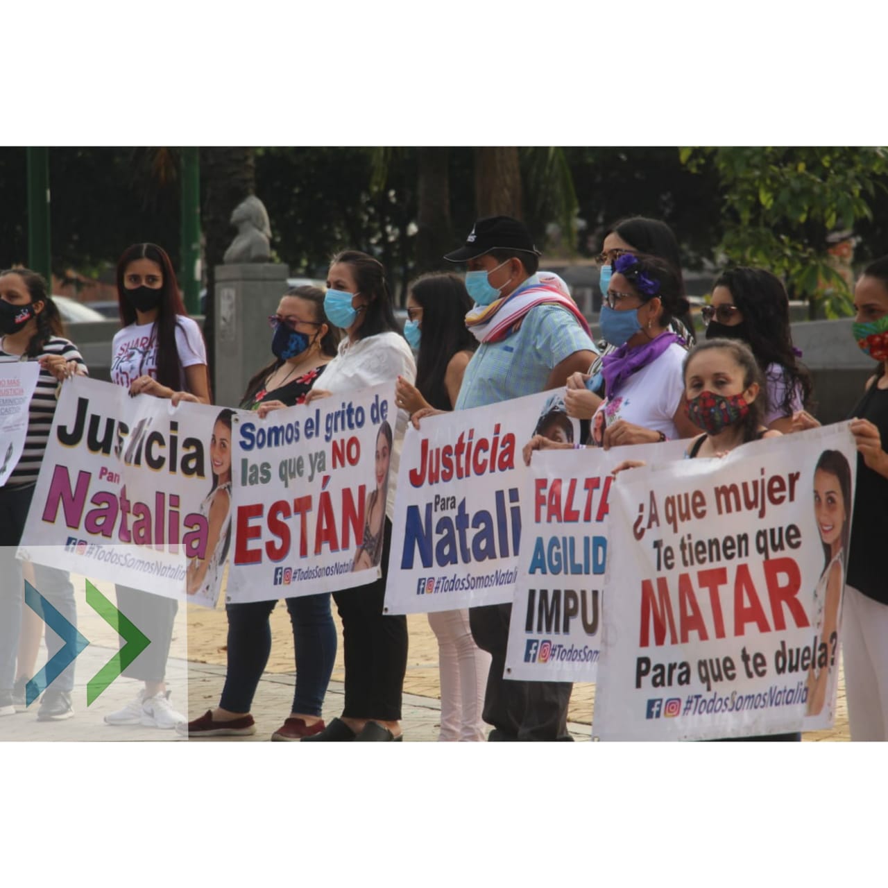 Protestan por demora judicial en feminicidio de Natalia Fernández 1