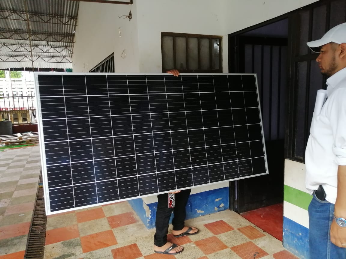 Energía solar beneficiará a familias en Puerto Concordia 1