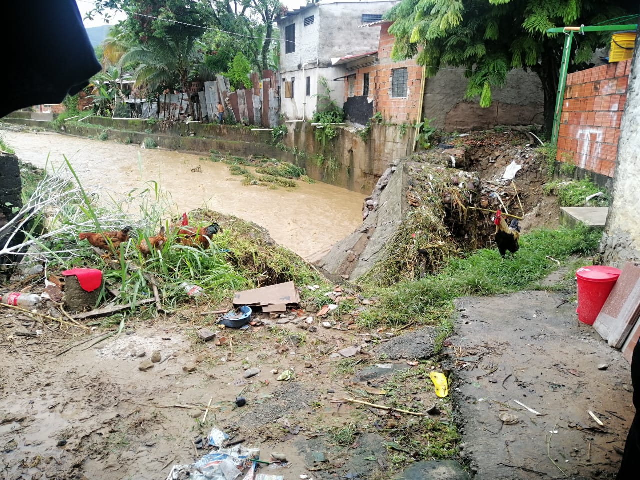 Más de 200 familias damnificadas en Villavicencio por fuertes lluvias 1