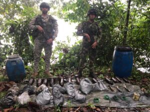 Neutralizan artefactos explosivos en Puerto Rico y Concordia 2