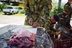 Ejército y ESMAD compartieron alimento y destacaron buen comportamiento de manifestantes 4