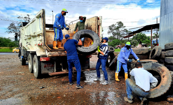 Llantas recolectadas en Villavicencio serán reutilizadas en la fuerza aérea 1