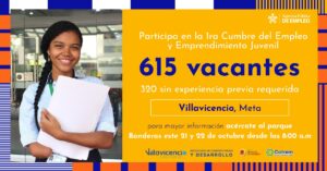 Empleo para jóvenes en feria que se realizará en Villavicencio 2