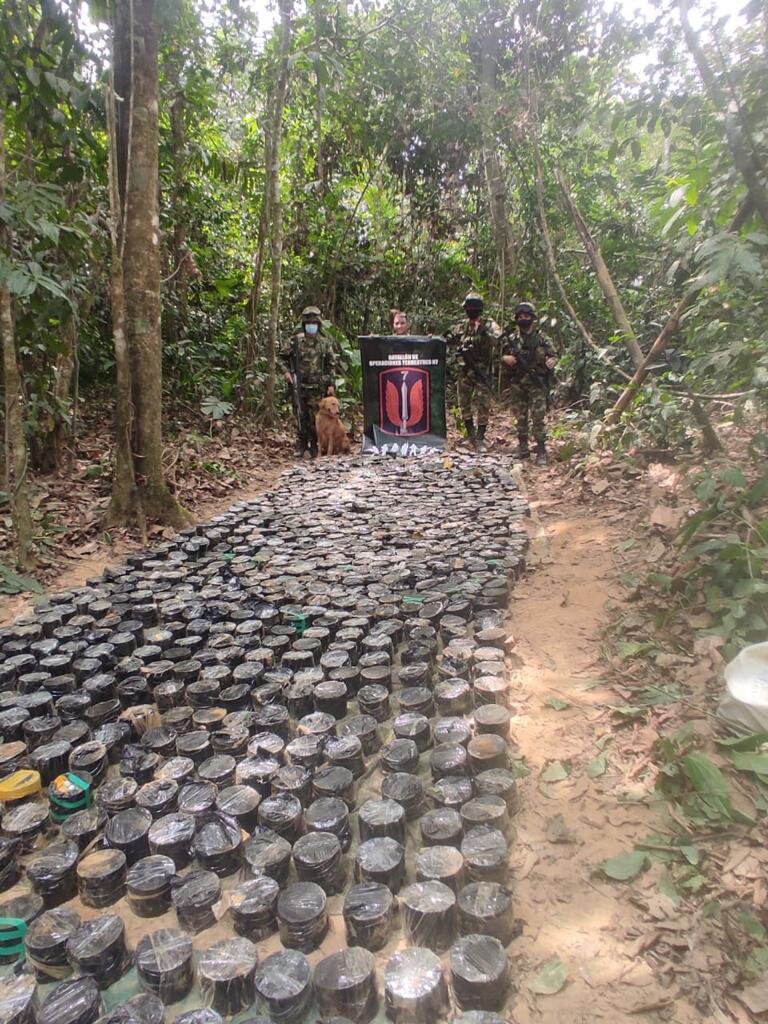 Desmantelaron dos mil minas antipersonas en Vistahermosa 1