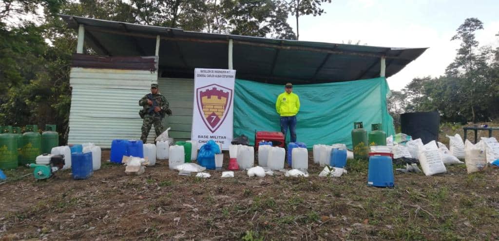 Policía incautó laboratorio con 15.000 gramos de coca en Villavicencio 1