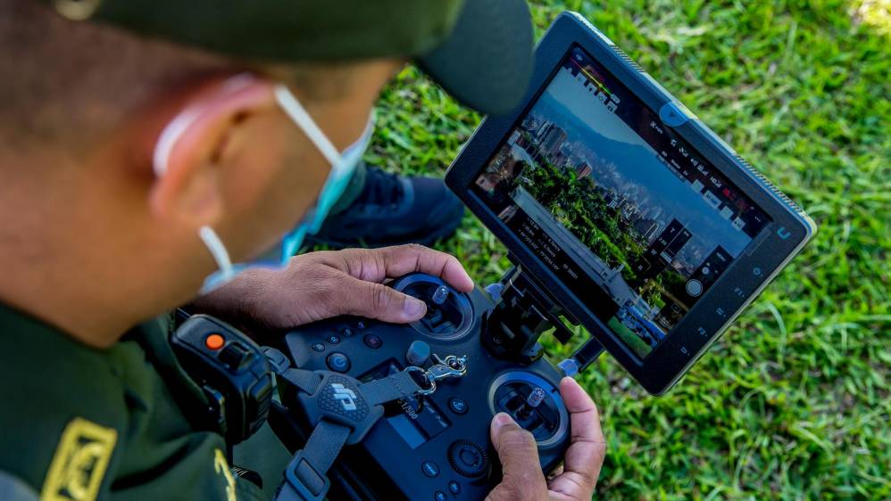 Implementan drones para garantizar la seguridad en Villavicencio 2