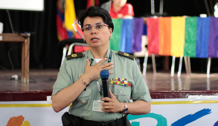 La coronel villavicense Sandra Mora llegó a la cúpula de la Policía 1