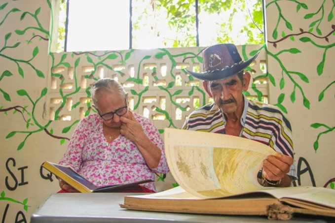 Habitantes de la vereda Santa María Baja estrenan biblioteca comunitaria 1