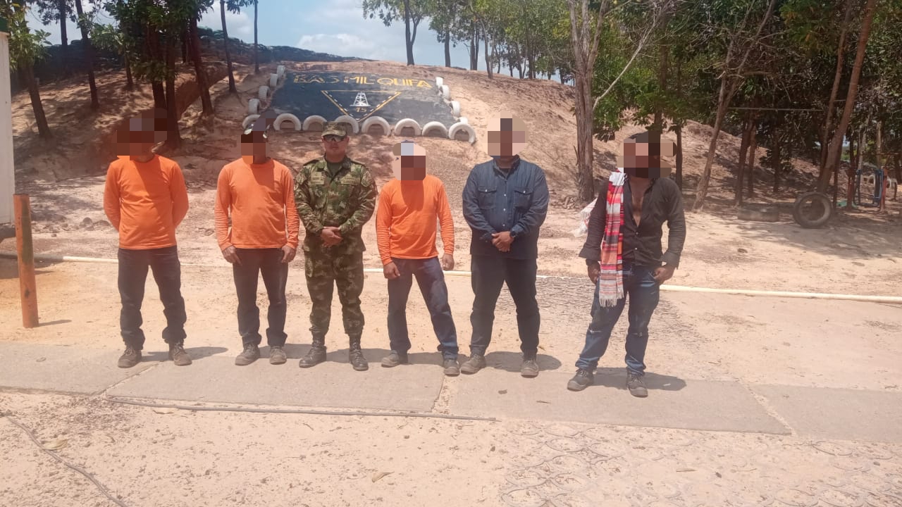 Liberan a cinco trabajadores que estaban secuestrados en Puerto Gaitán 1