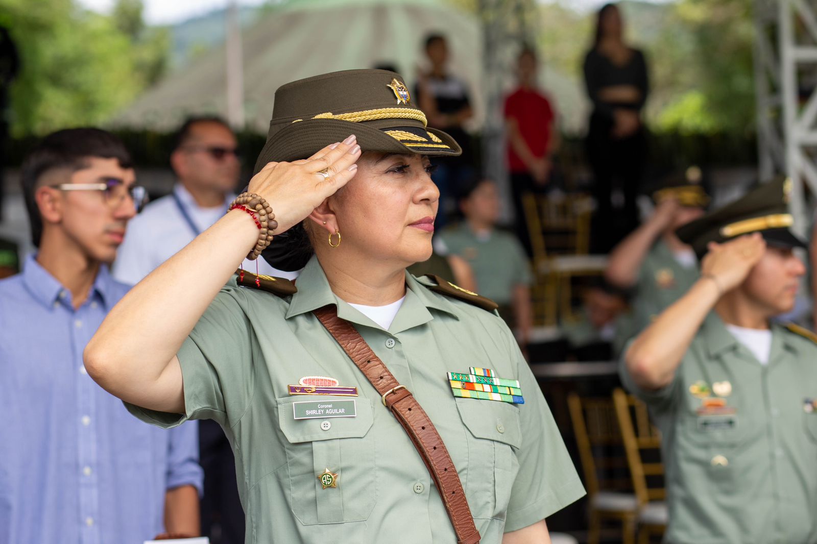 Shirley Aguilar, nueva comandante de la Policía Metropolitana 1