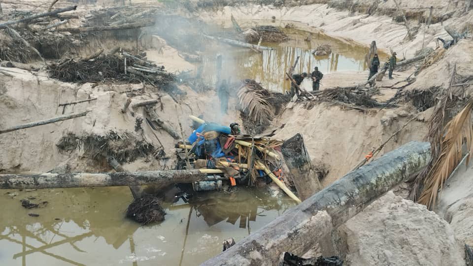 Mafias de minería ilegal venezolana impactan en Guainía 1