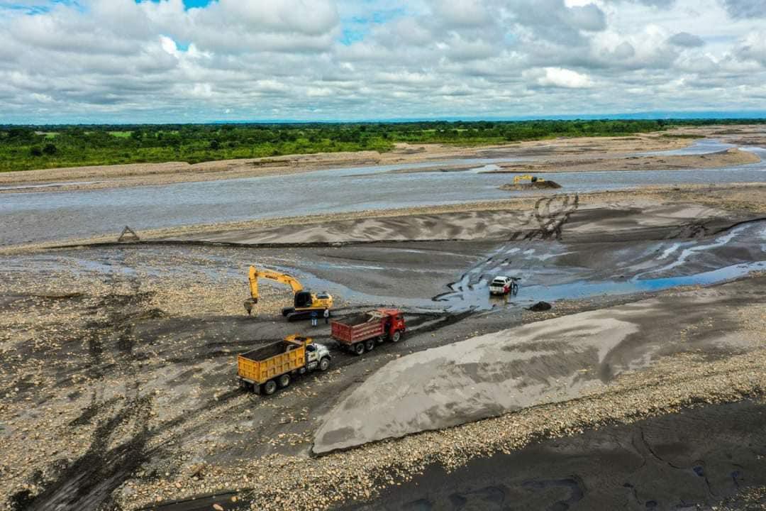 Avanza el 95% de obras de mitigación en el río Guayuriba 1