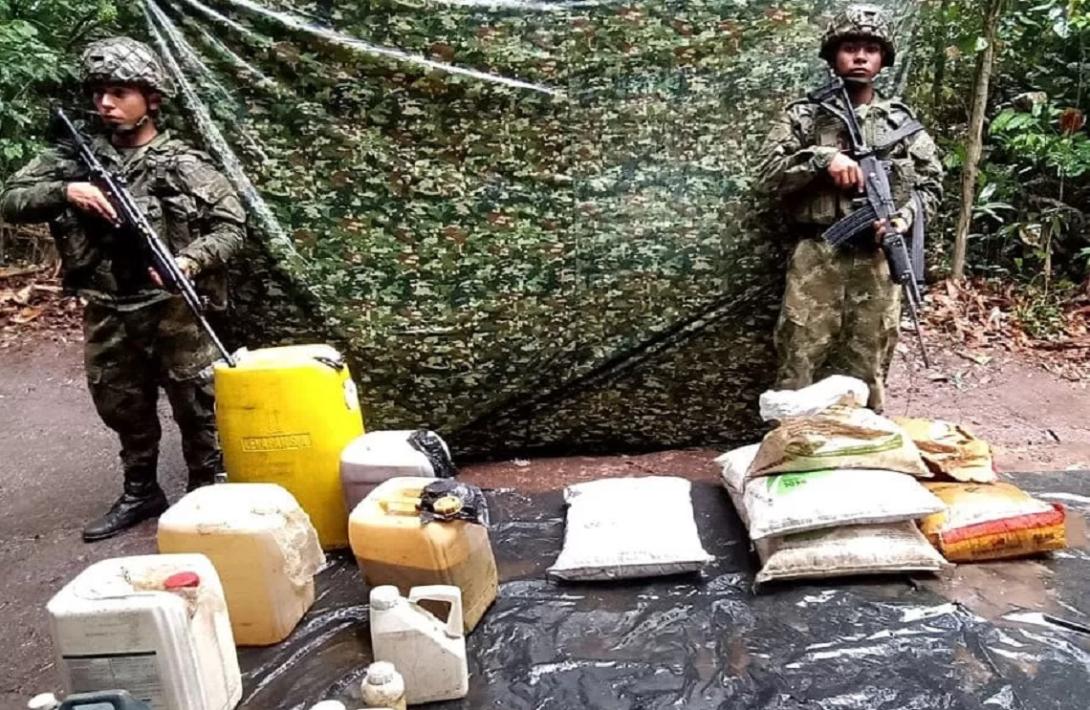 Ejército neutralizó un laboratorio de coca en Mapiripán 1