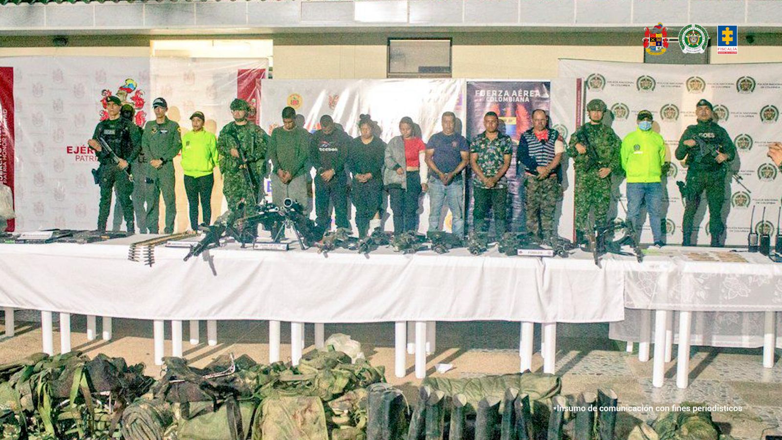 Capturan más de 60 integrantes de las disidencias de las Farc 1