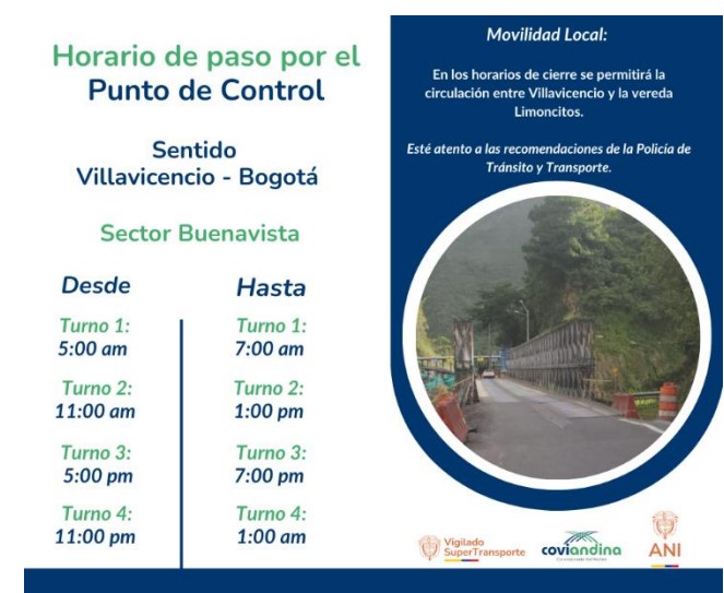Vía al Llano: estos son los turnos desde este lunes para viajar entre Villavicencio y Bogotá 3