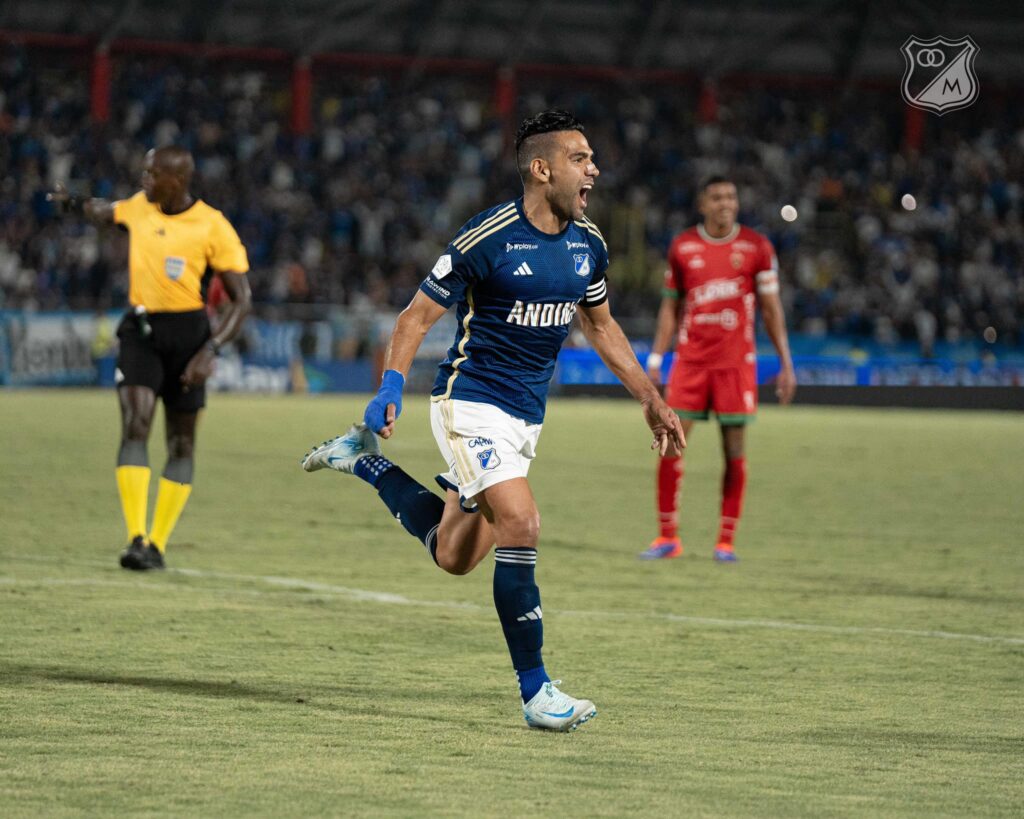 Falcao García marcó su primer gol con Millonarios en Villavicencio 2 Falcao García marcó su primer gol con Millonarios en Villavicencio 2