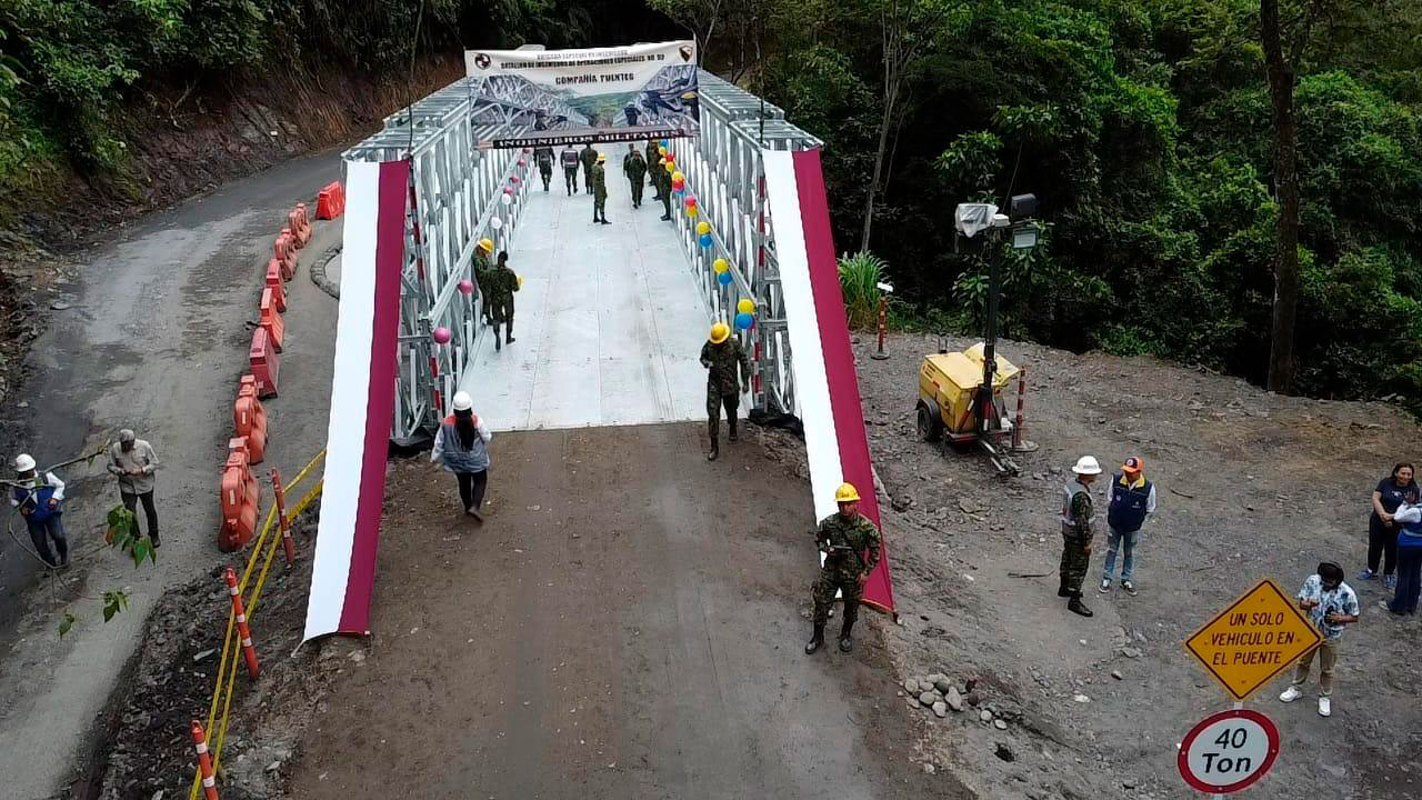 Ejército habilitó vía alterna al Llano por el Sisga 1 Ejército habilitó vía alterna al Llano por el Sisga 1