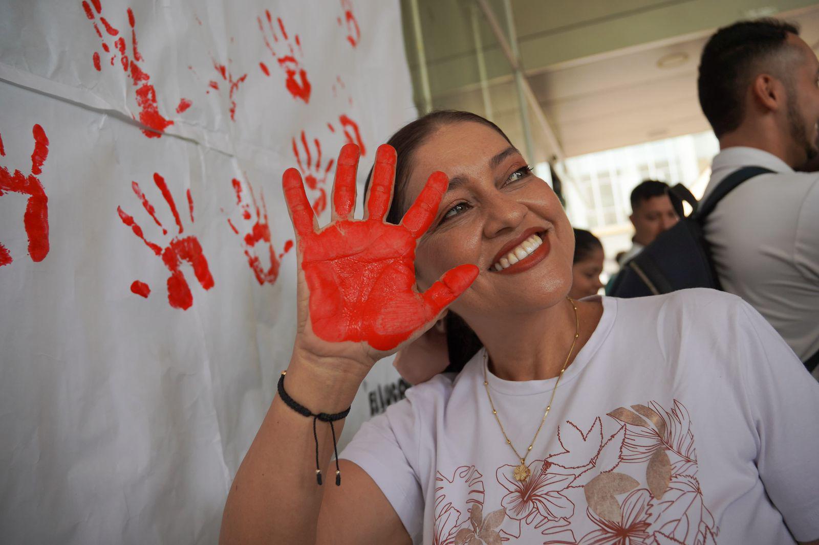 Villavicencio conmemoró el Día Internacional de las Manos Rojas en rechazo al reclutamiento infantil 3
