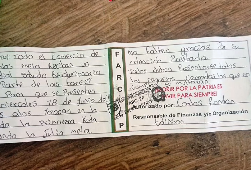 Zozobra en el sur del Meta por amenazas de las disidencias 1 Zozobra en el sur del Meta por amenazas de las disidencias 1