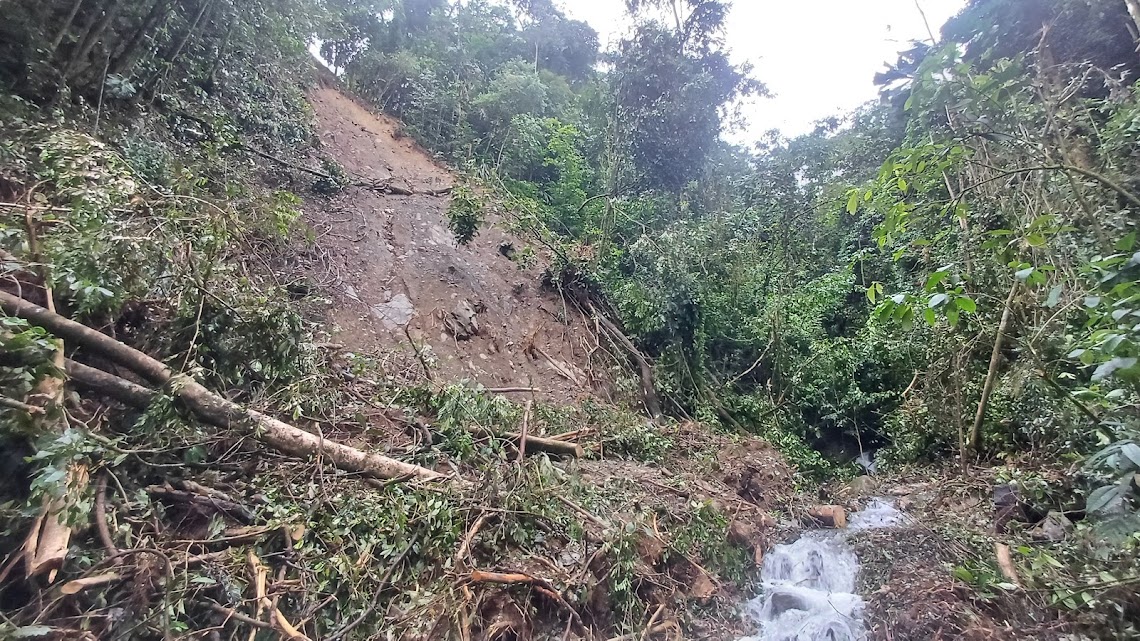 Deslizamientos en la vereda El Carmen alertan sobre riesgo inminente en Villavicencio 2