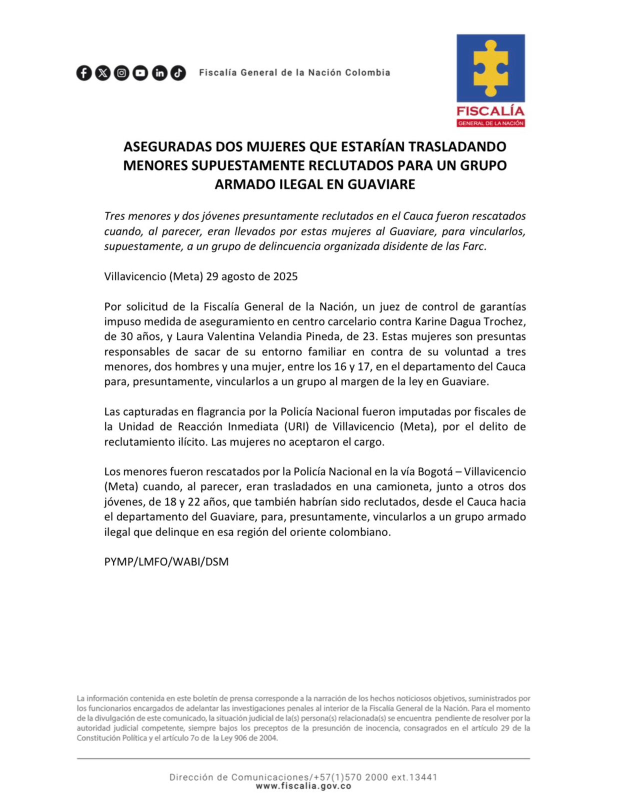 Rescatan a cinco menores presuntamente reclutados por disidencias en Guaviare 2 Rescatan a cinco menores presuntamente reclutados por disidencias en Guaviare 2