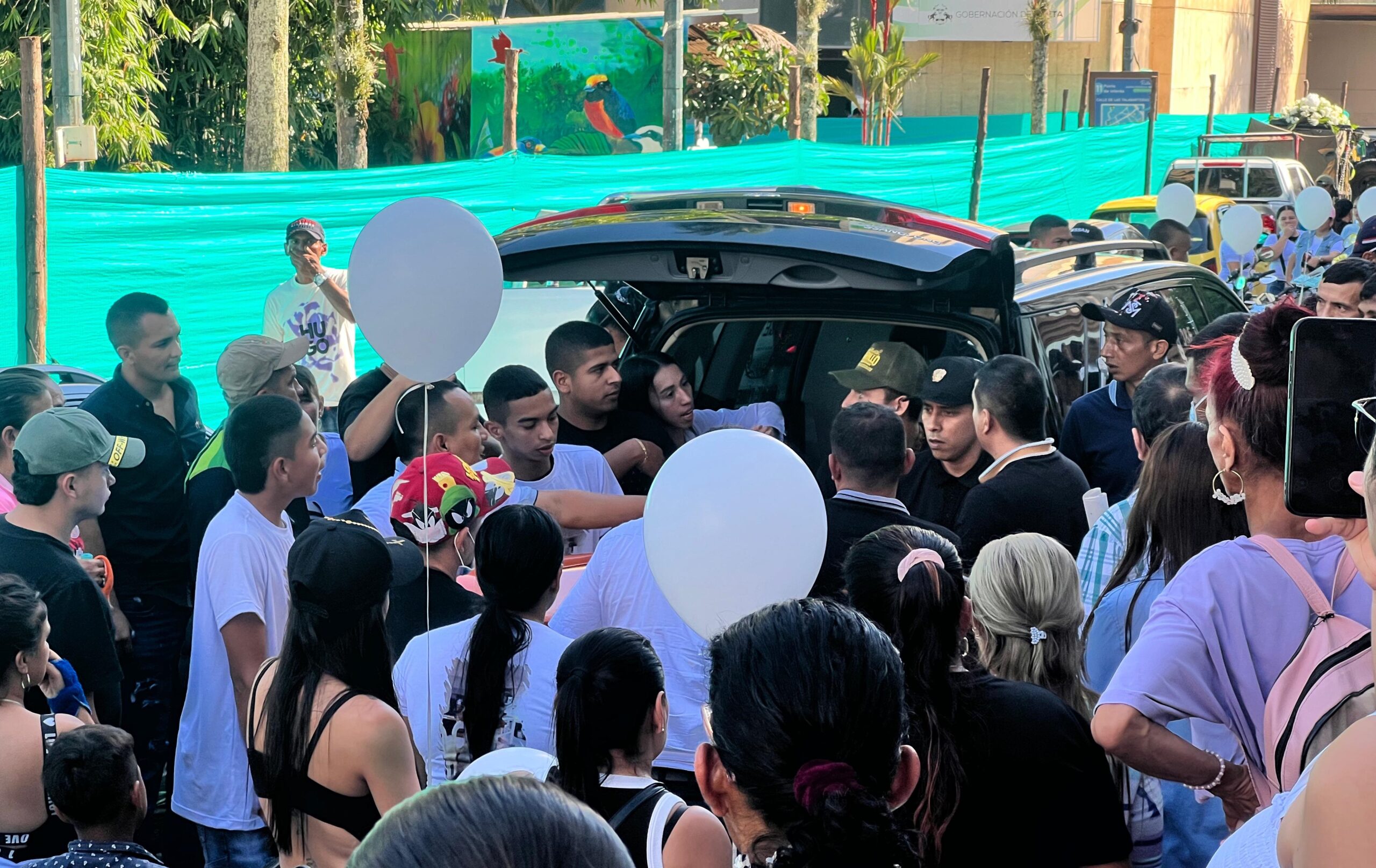 El centro de Villavicencio fue testigo del funeral de alias 'El Diablo' 1 El centro de Villavicencio fue testigo del funeral de alias 'El Diablo' 1