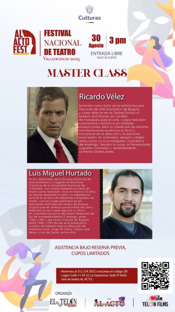 La magia del teatro se enciende en el Meta con Al Acto Fest 3