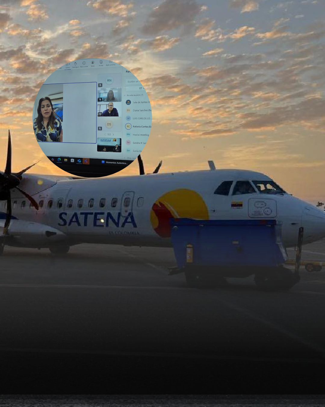 Gobernadora anuncia alianzas con Satena para bajar tarifas aéreas hacia el Meta 3