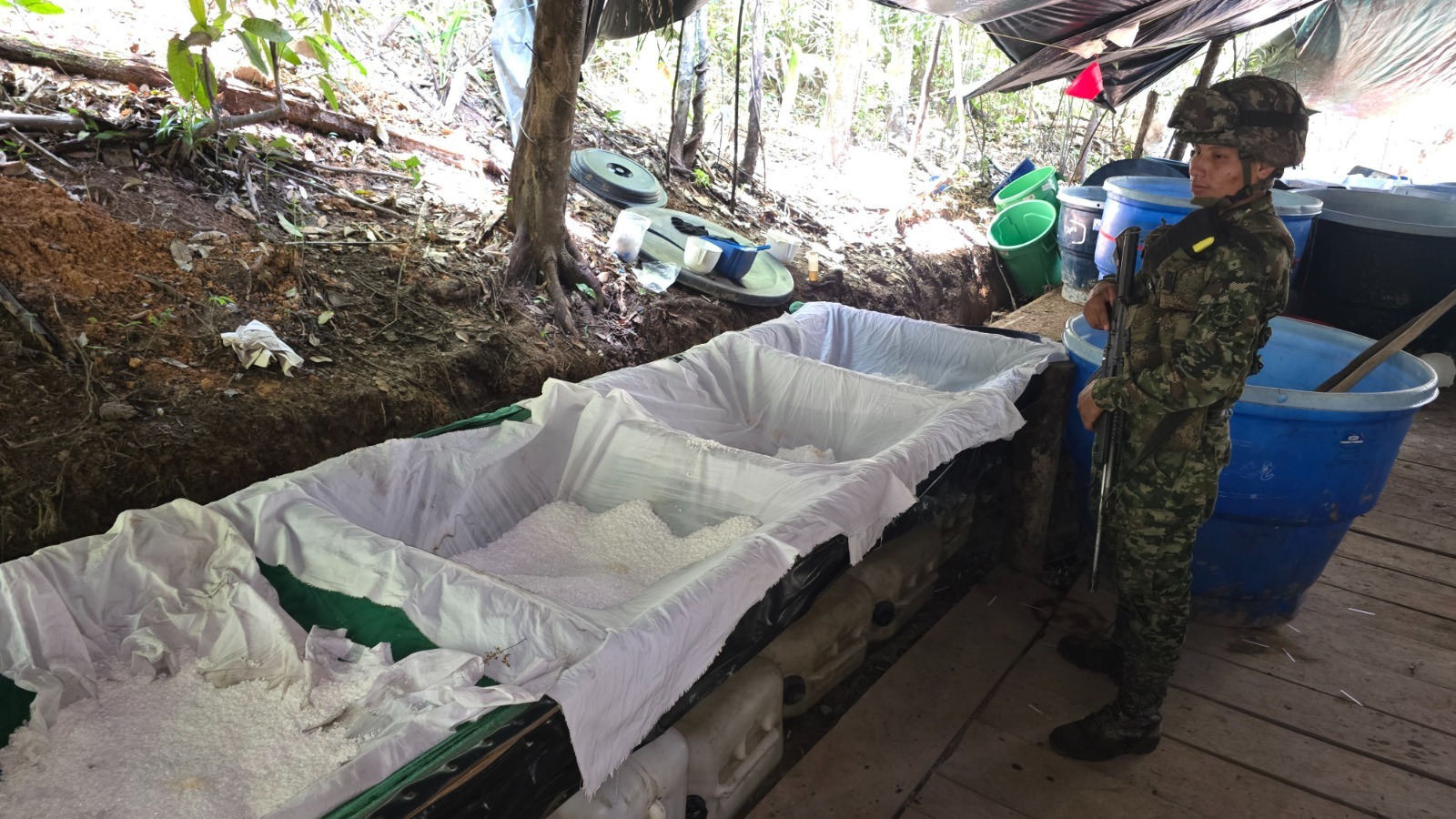 Desmantelan laboratorio de cocaína en Puerto Rico, Meta: producía 1.5 toneladas al mes 1 Desmantelan laboratorio de cocaína en Puerto Rico, Meta: producía 1.5 toneladas al mes 1