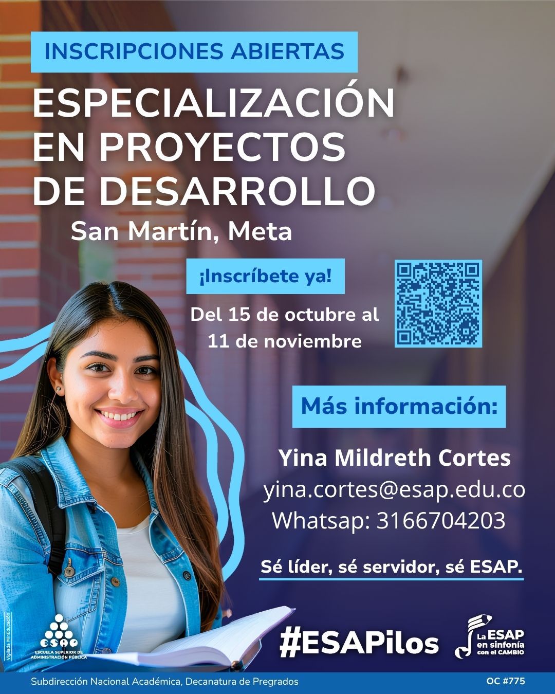 ESAP abre inscripciones para pregrado y posgrados en el Meta con beneficios y becas 3 ESAP abre inscripciones para pregrado y posgrados en el Meta con beneficios y becas 3