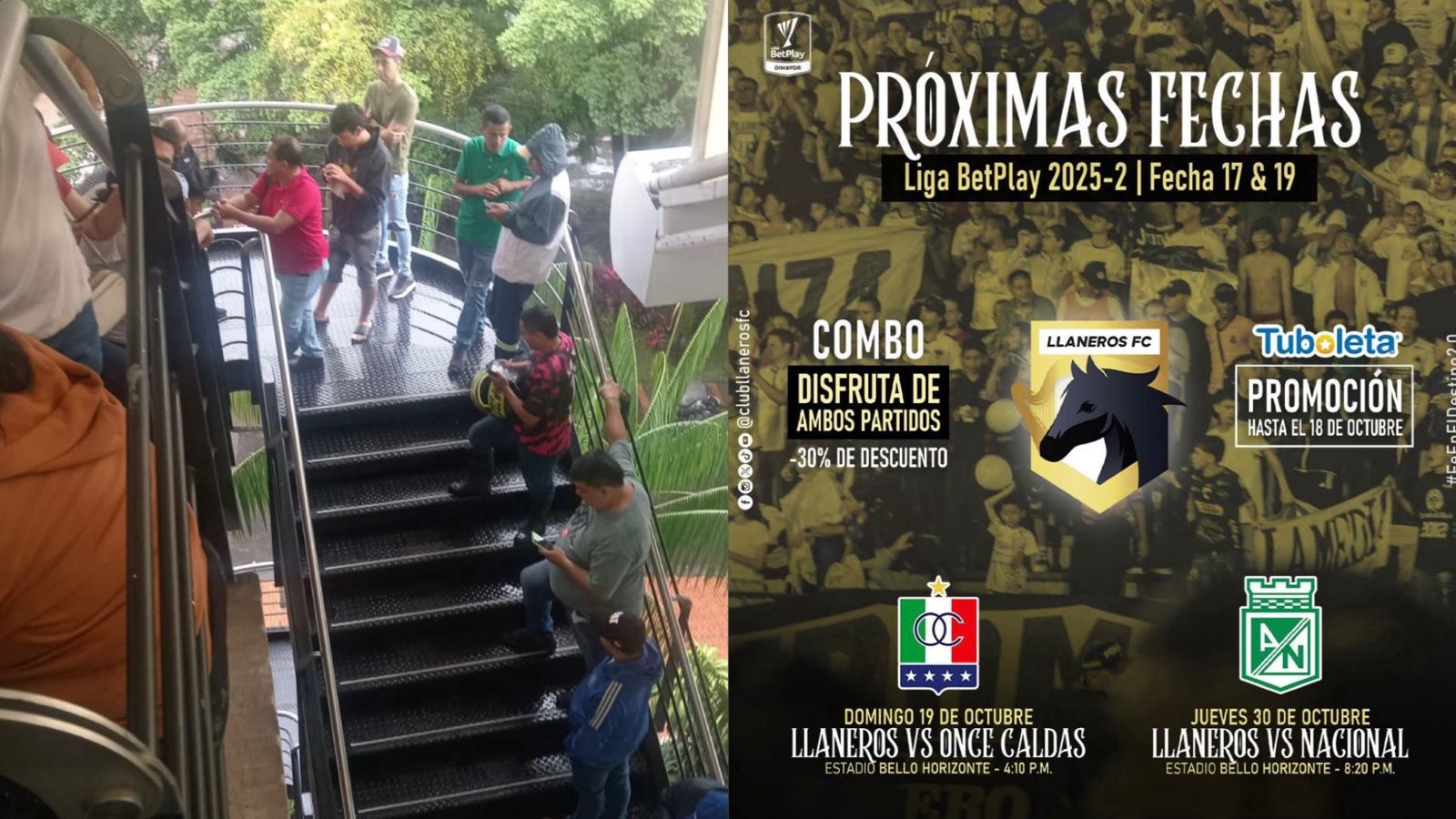 Largas filas en Villavicencio por boletería para los partidos de Llaneros ante Once Caldas y Nacional 1 Largas filas en Villavicencio por boletería para los partidos de Llaneros ante Once Caldas y Nacional 1